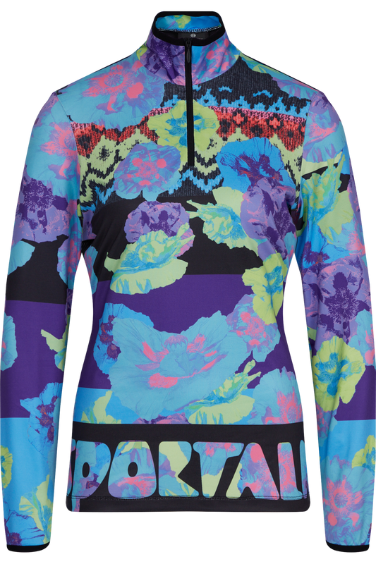 Sweatshirt with Floral Print