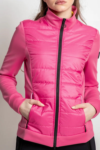 Jacket with Quilted Front