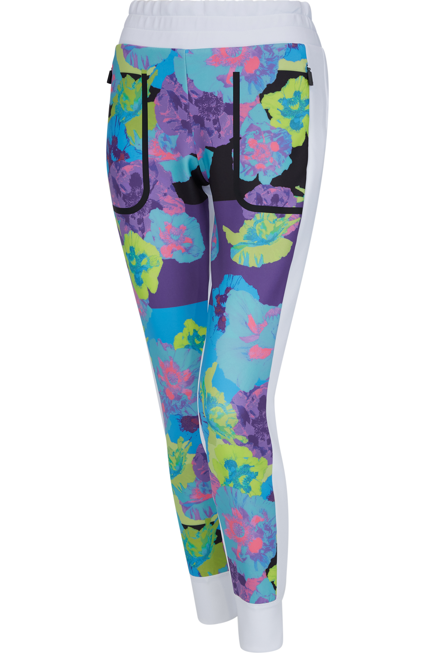 Pants with Colorful Floral Print