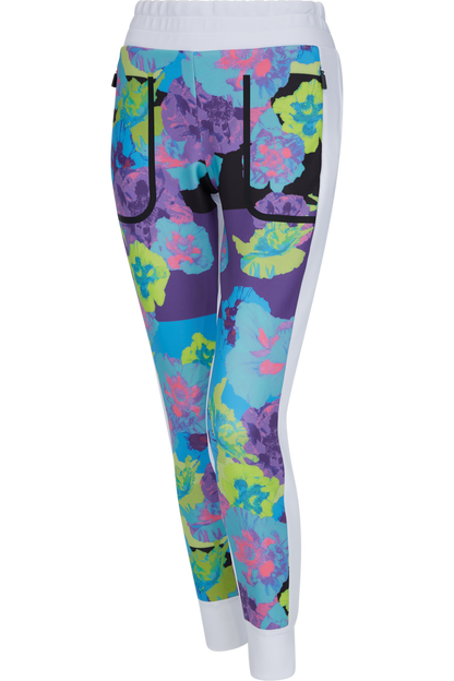 Pants with Colorful Floral Print