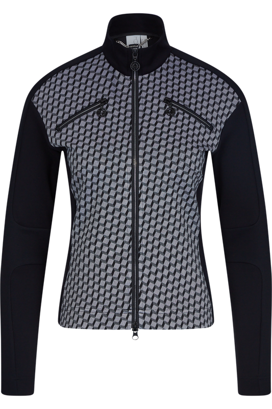 Jacket with Geometrical Print