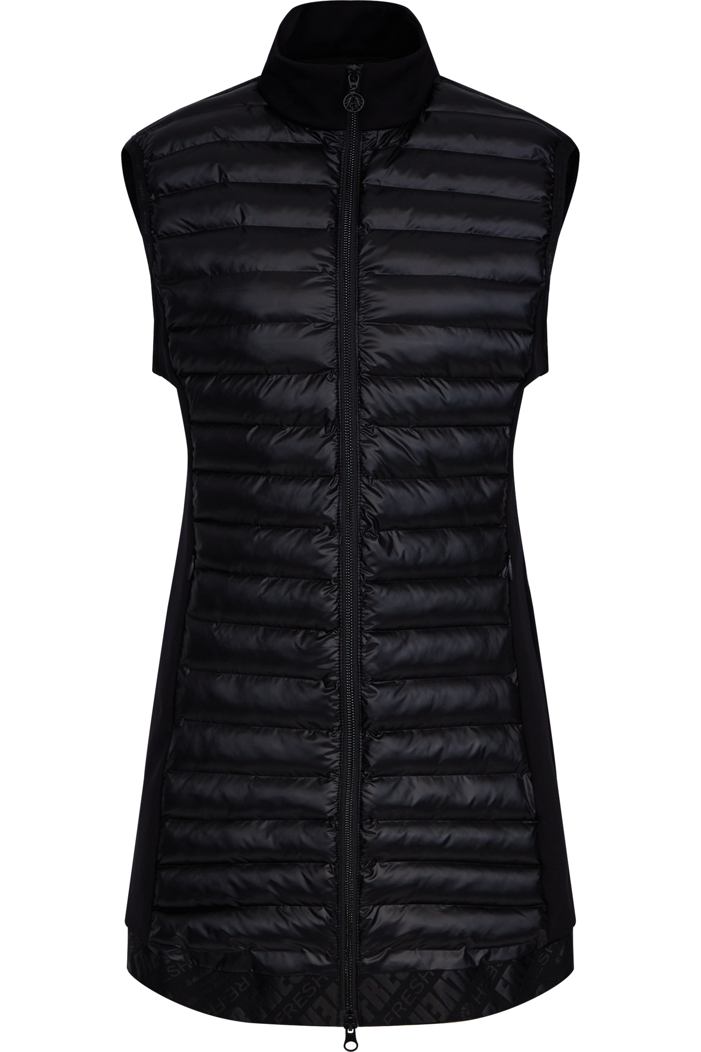 Long Vest with Quilted Pad