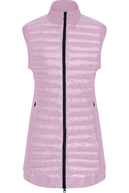 Long Vest with Quilted Pad