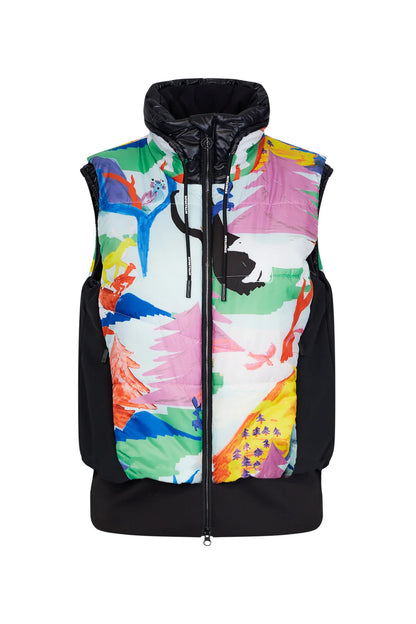 Vest with Allover Print