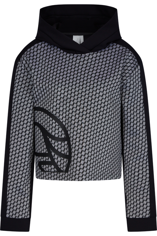 Sweatshirt with Geometrical Print