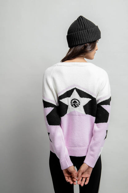 Sweater with Intarsia Motif