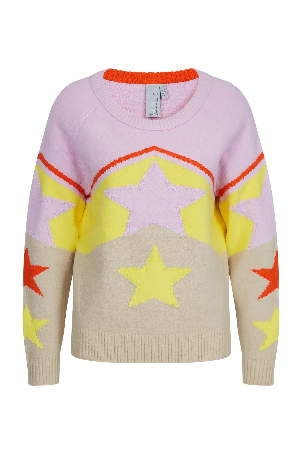 Sweater with Intarsia Motif