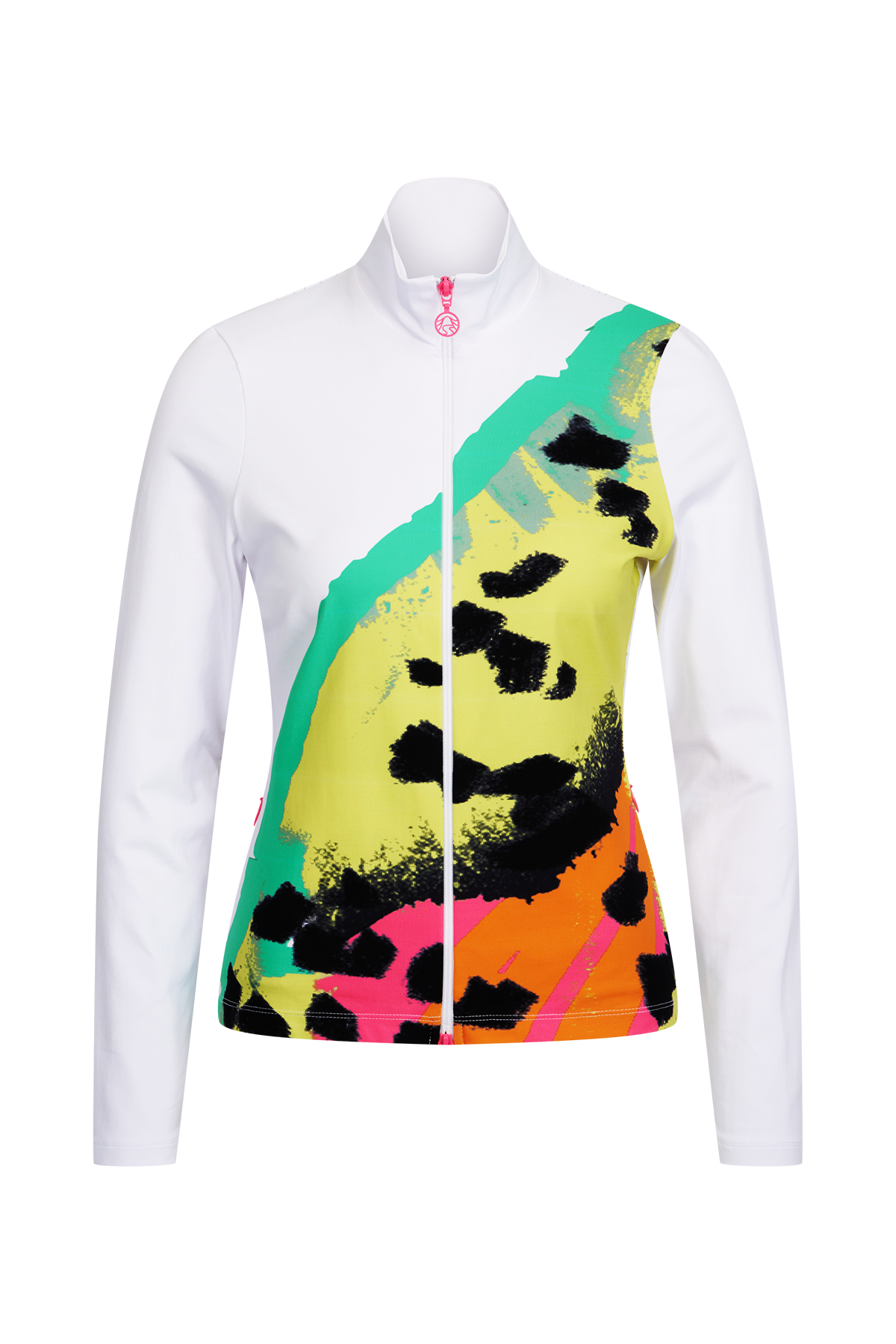 Jacket with  Abstract Print