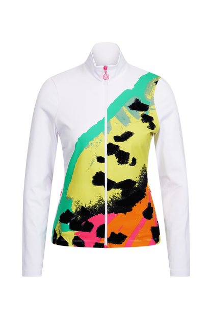 Jacket with  Abstract Print