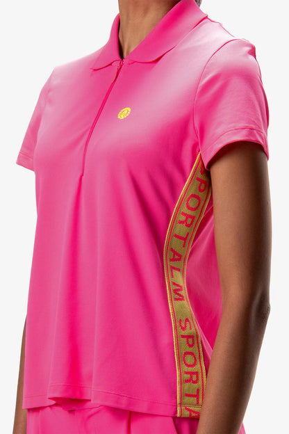 Polo Shirt with Sportalm Lettering Side Band
