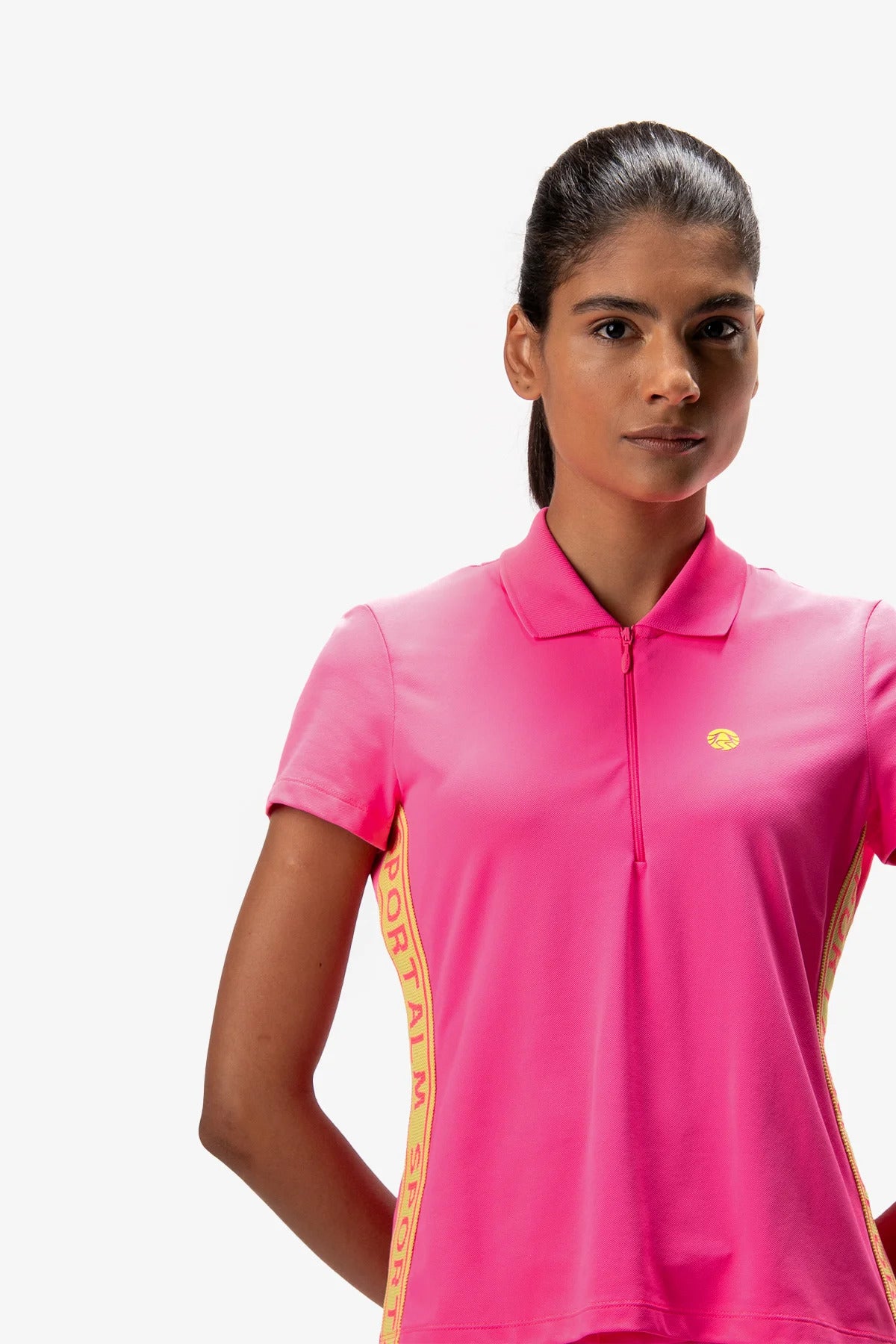 Polo Shirt with Sportalm Lettering Side Band
