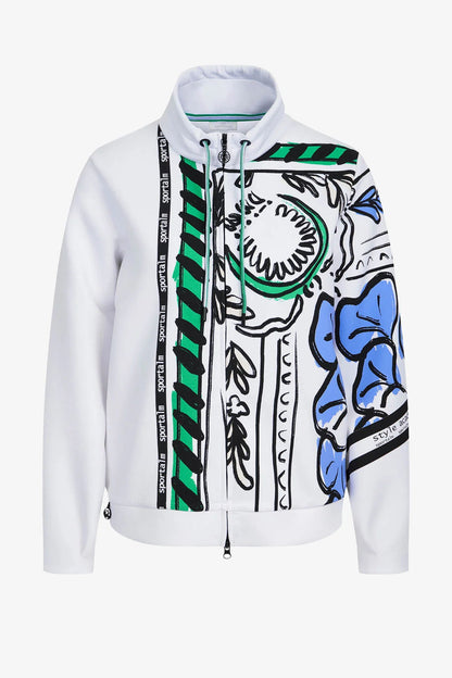 Sweat Jacket with Pattern