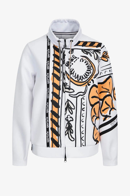 Sweat Jacket with Pattern