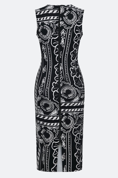 Patterned Shift Dress