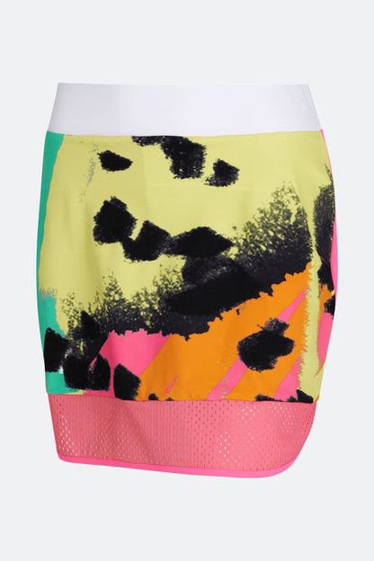Printed Golf Skirt with Separate Trousers