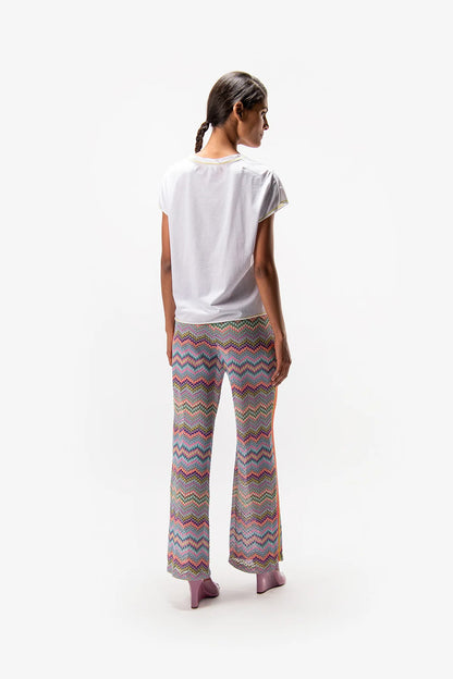 Pants with Zigzag Pattern