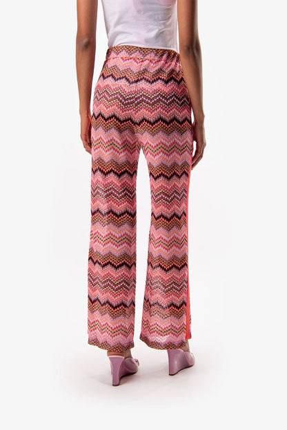 Pants with Zigzag Pattern