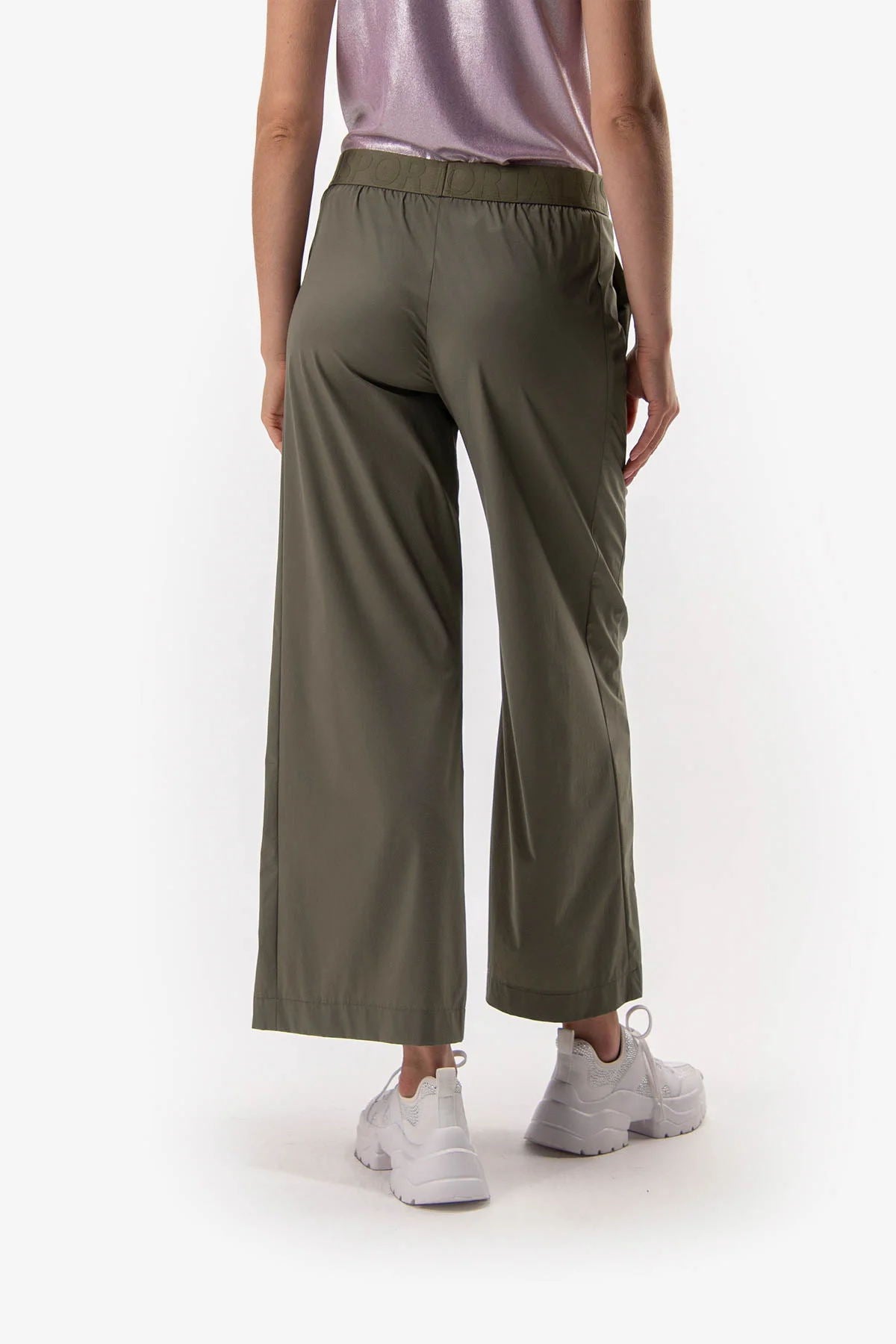 Wide Stretch Trousers