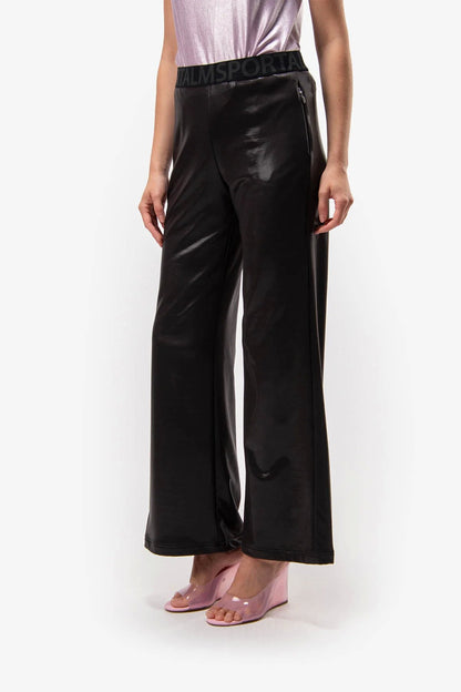 Wide Trousers with Shine