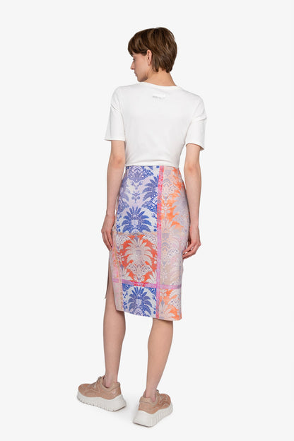 Slim Skirt with Print