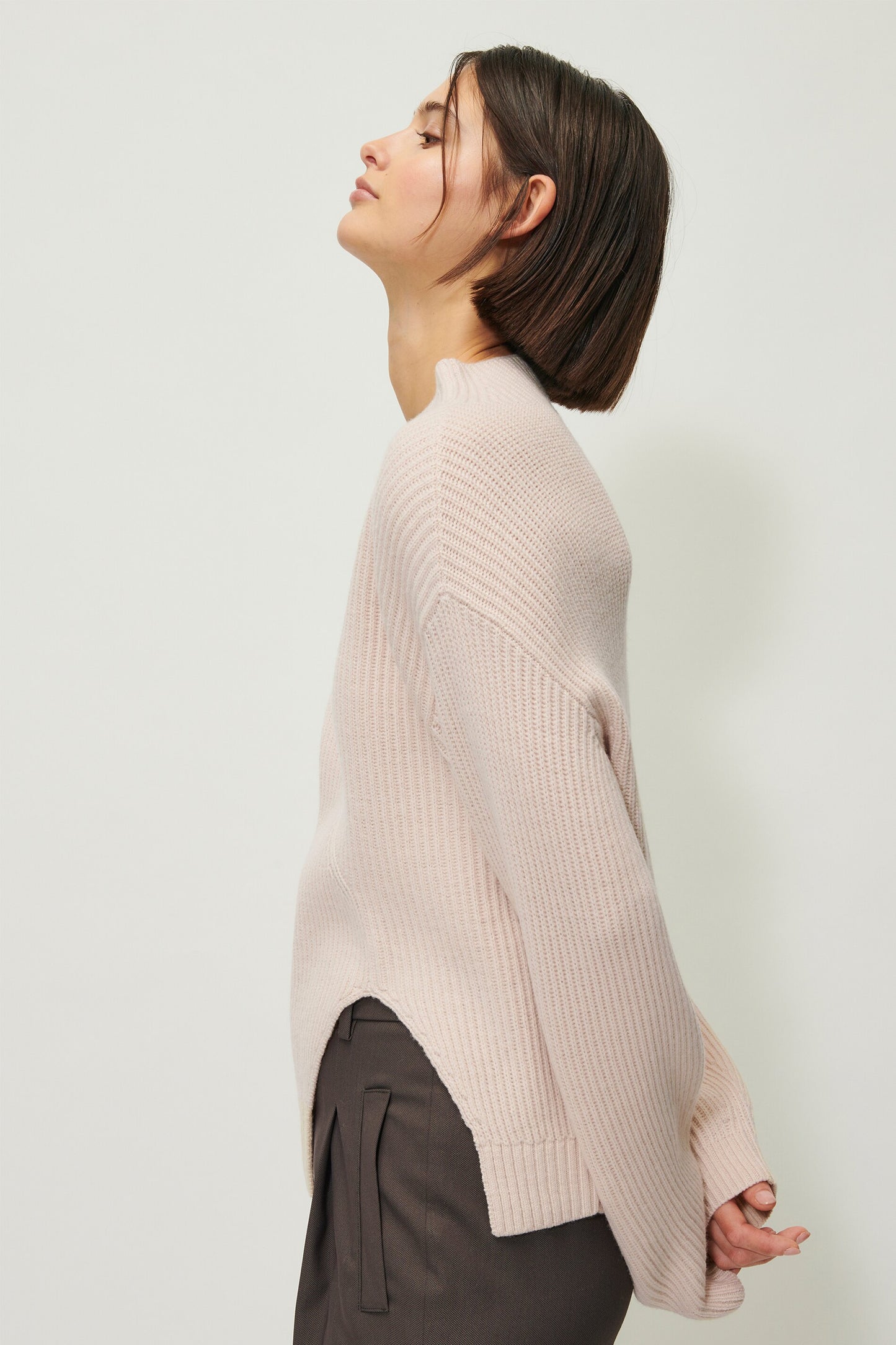 Casual Pullover with Dropped Shoulders