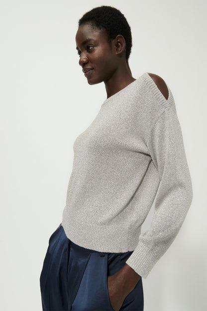 Sweater with Shiny Yarn