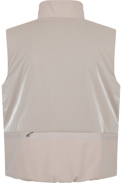 Vest with Stand-up Collar