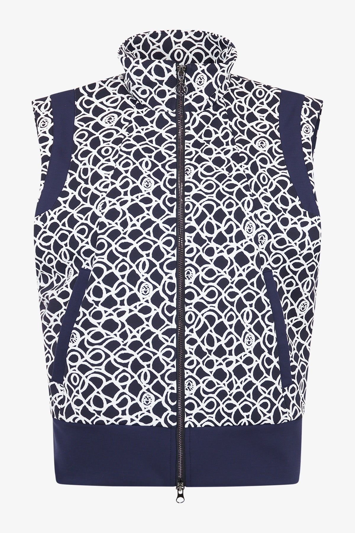 Vest with Stand-up Collar