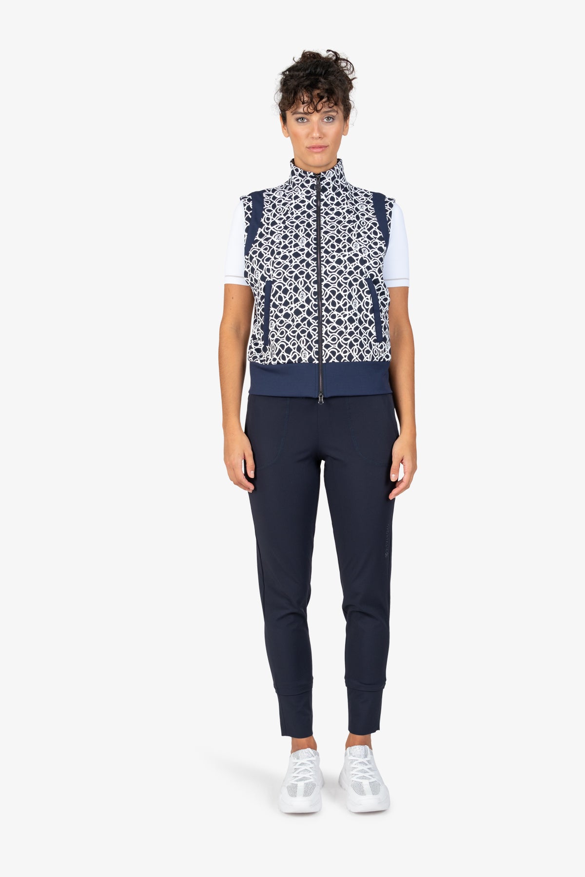 Vest with Stand-up Collar