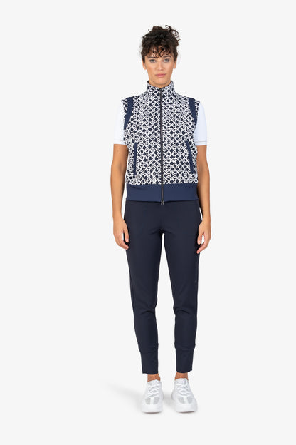 Vest with Stand-up Collar