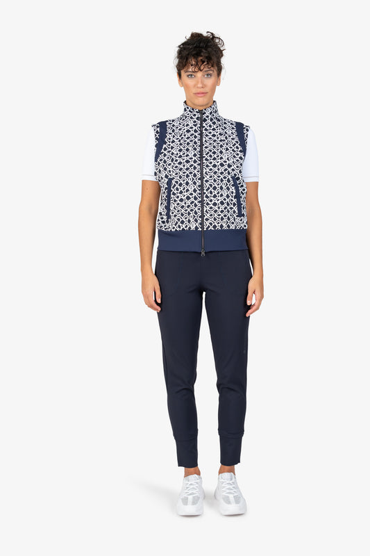 Vest with Stand-up Collar