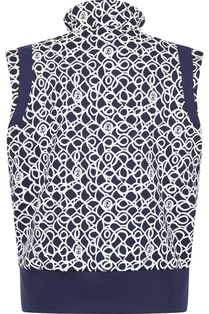 Vest with Stand-up Collar