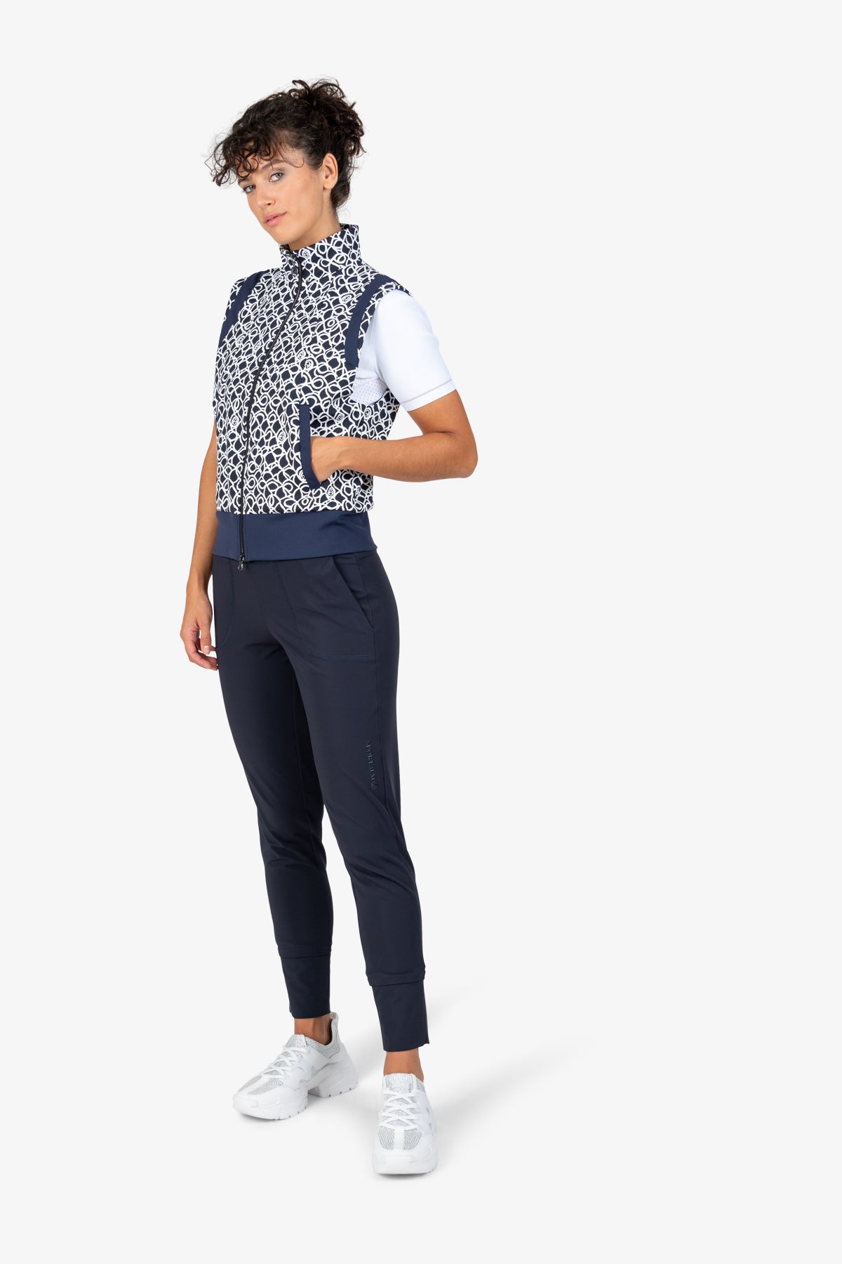 Vest with Stand-up Collar
