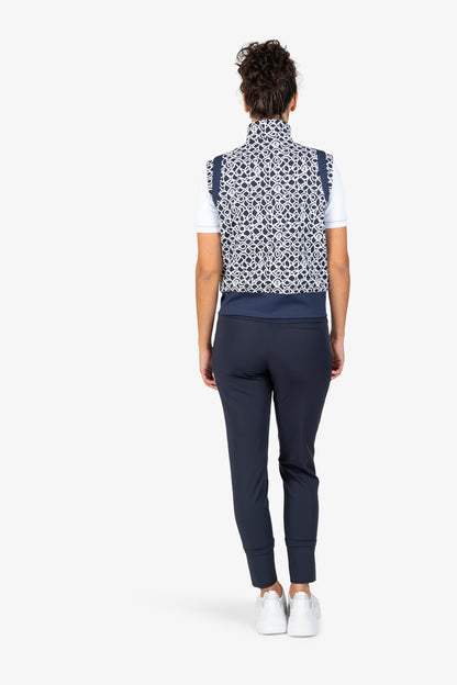 Vest with Stand-up Collar