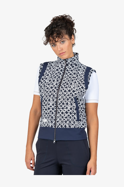 Vest with Stand-up Collar