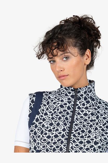 Vest with Stand-up Collar