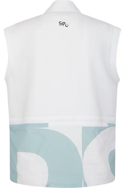 Vest with Stand-up Collar