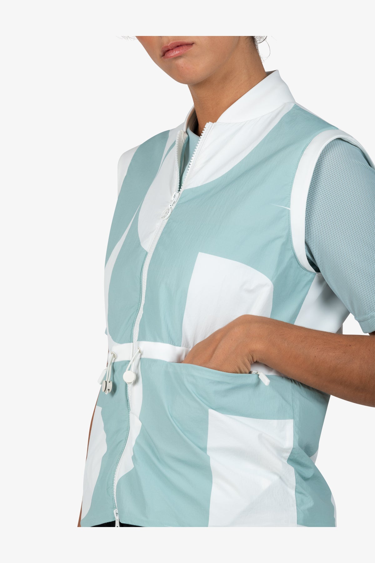 Vest with Stand-up Collar