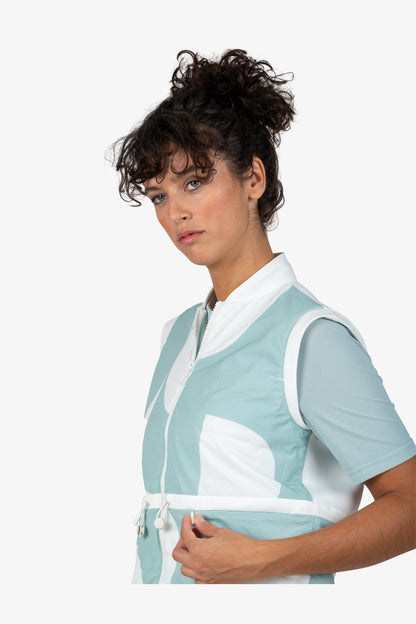 Vest with Stand-up Collar