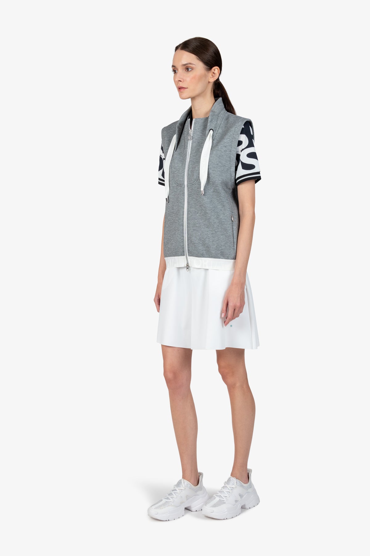 Vest with Stand-up Collar
