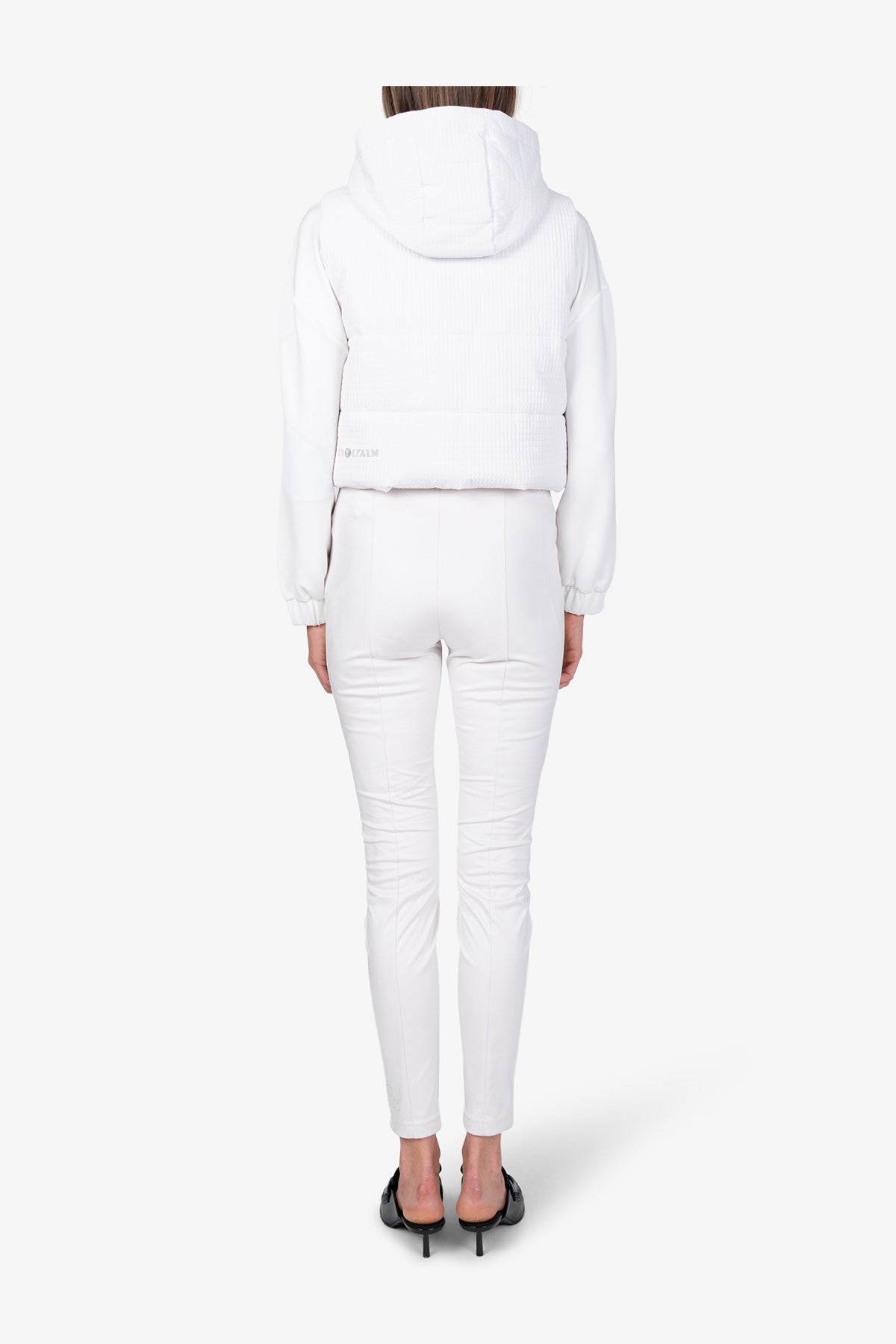 連帽拉鏈絎縫馬甲