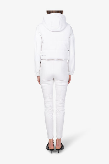 連帽拉鏈絎縫馬甲