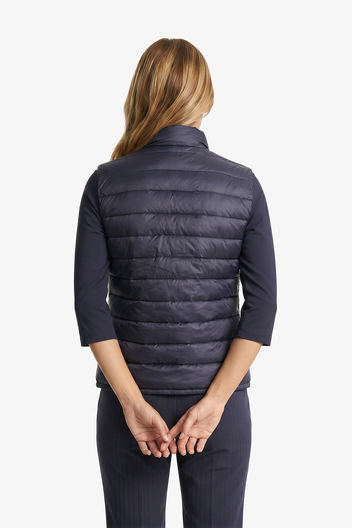 Lightweight Quilted Vest with Reversible Feature