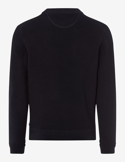 Feel Good Sportive: Knitted Sweater in a Cotton Mix