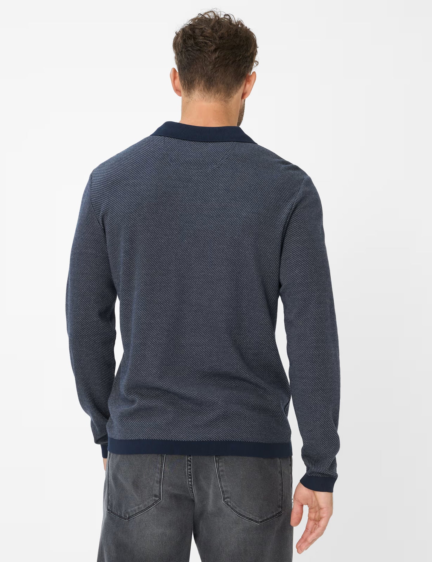 Knitted Jersey: Langarmshirt in Cotton Mix