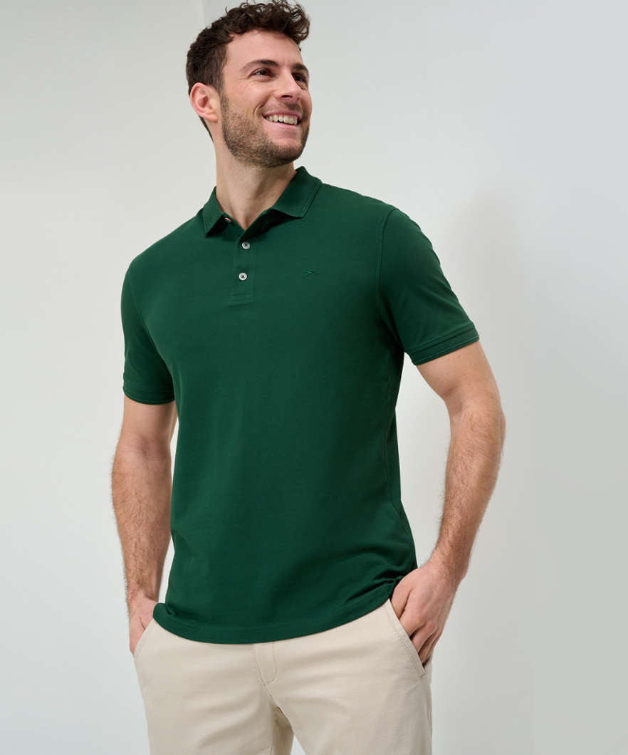 Polo Shirt in Pima Cotton Mix
