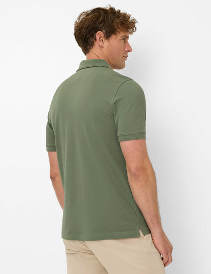 Hi-Flex Pique Knit: Polo Shirt in Cotton Mix