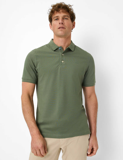 Hi-Flex Pique Knit: Polo Shirt in Cotton Mix