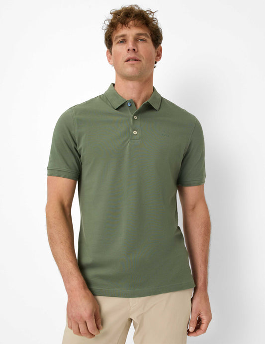 Hi-Flex Pique Knit: Polo Shirt in Cotton Mix