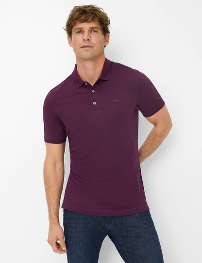 Hi-Flex Pique Knit: Polo Shirt in Cotton Mix